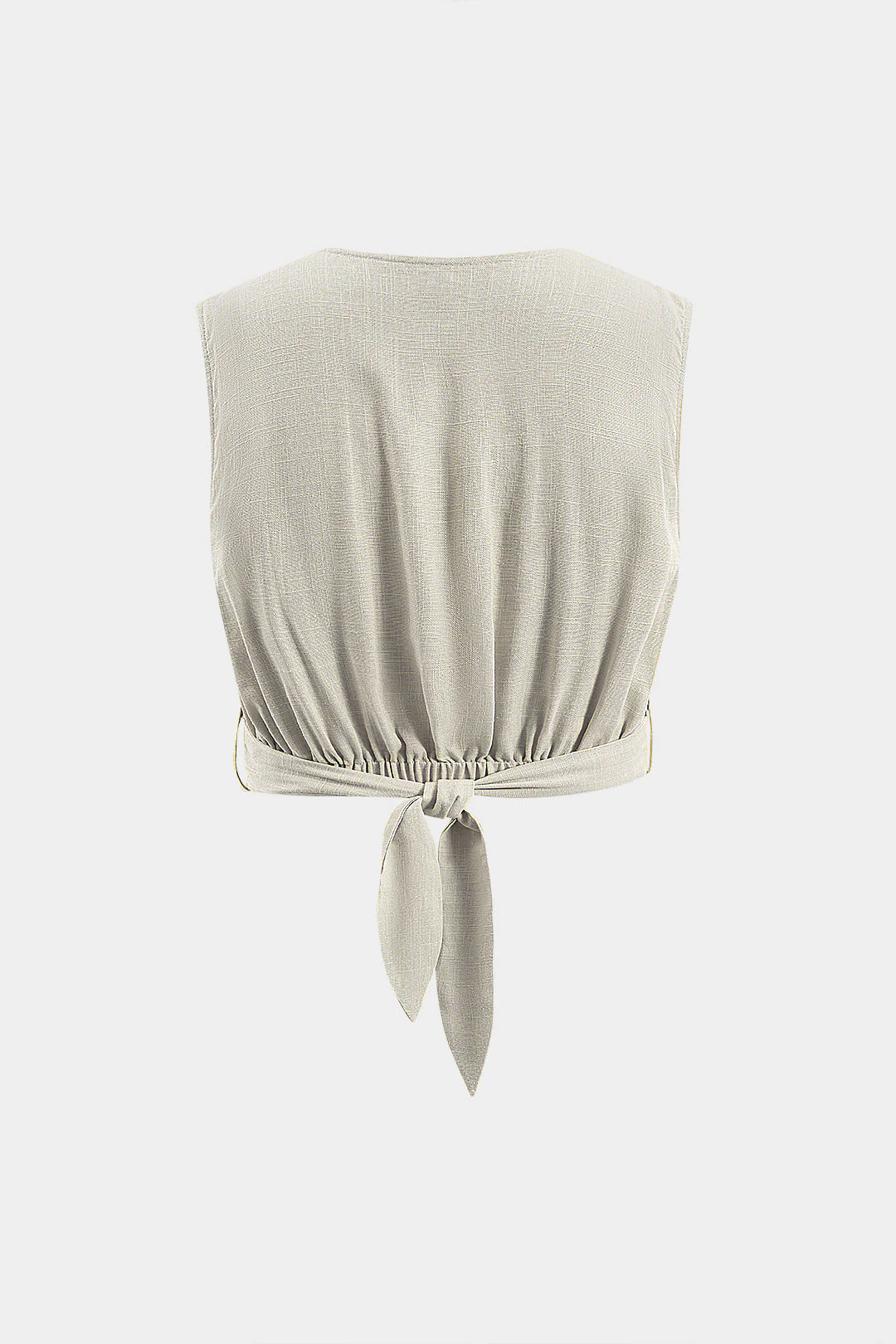 Twist Knot Tie-Up Tank Top
