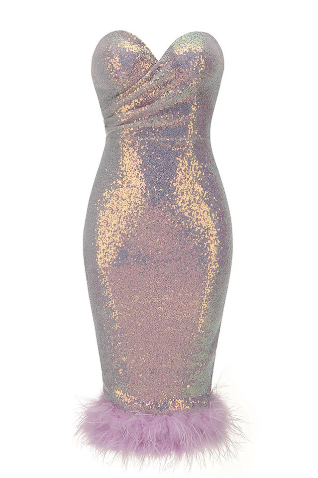 Bandeau Midi Dress