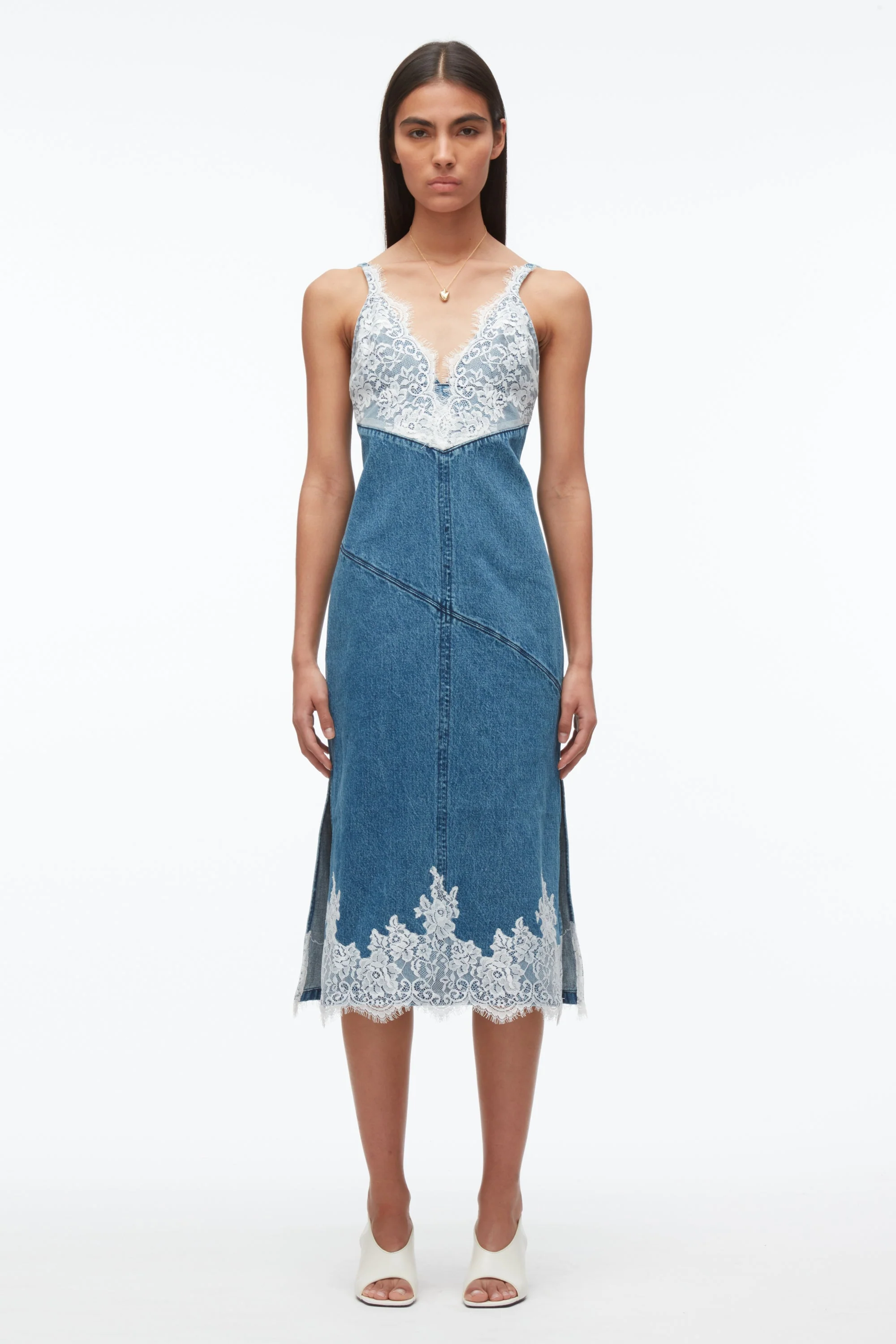 Denim Slip Dress